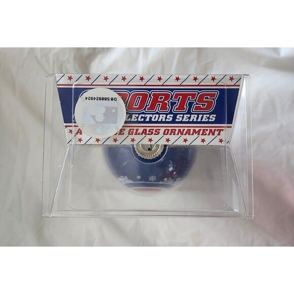 Chicago Cubs Christmas Tree Glass Ornament New - Picture 2 of 4